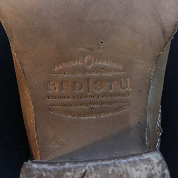 BedStu Mid Calf Tall Ankle Boots Size 8 1/2 - Picture 6 of 12